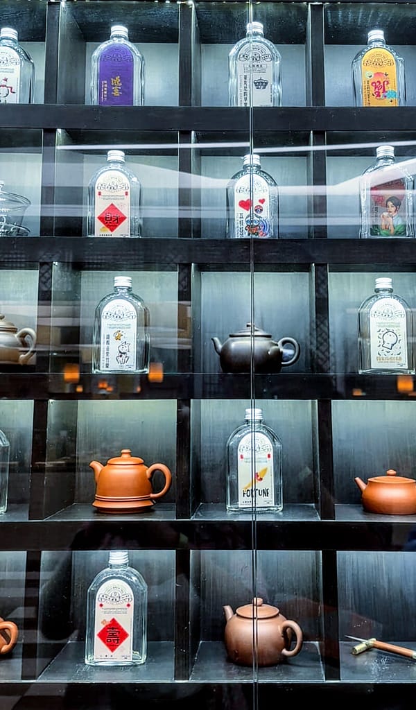 Teapluz teas and teaware on a display shelf