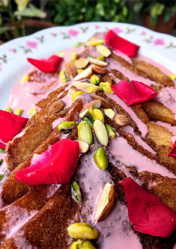 Dilmah Rose French Vanilla Tea Infused Shahi Tukra